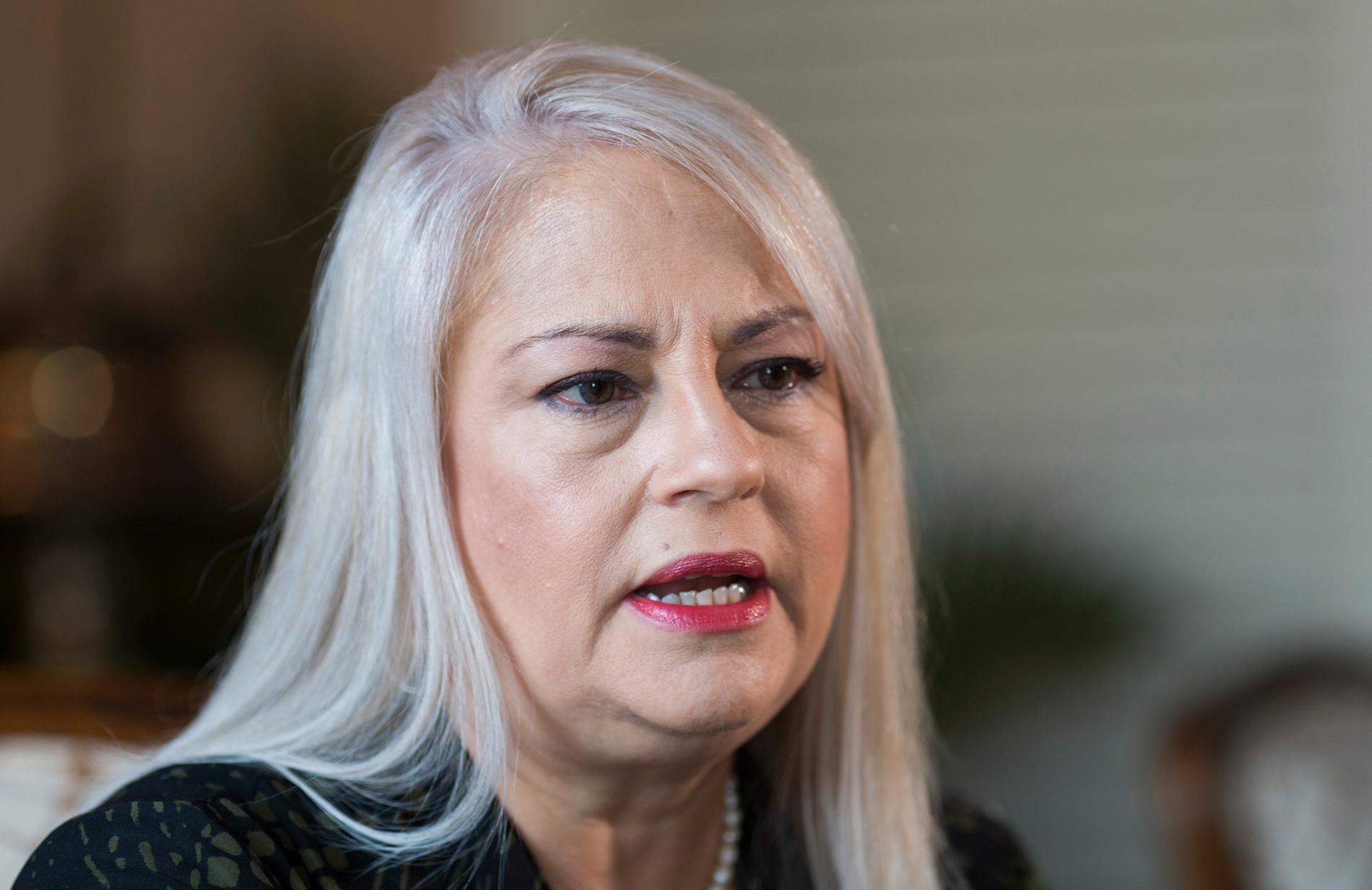 Puerto Ricos guvernör Wanda Vázquez. Arkivbild.