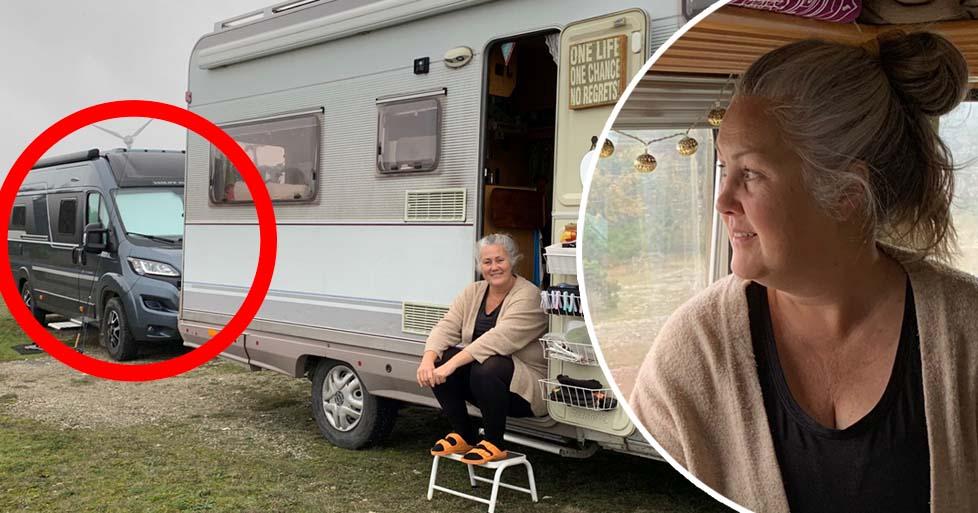 Kerstin, 52, lever sitt drömliv – i en husbil