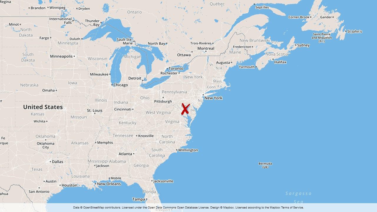 En skottlossning med flera skjutna har inträffat söder om Aberdeen i Maryland i nordöstra USA.