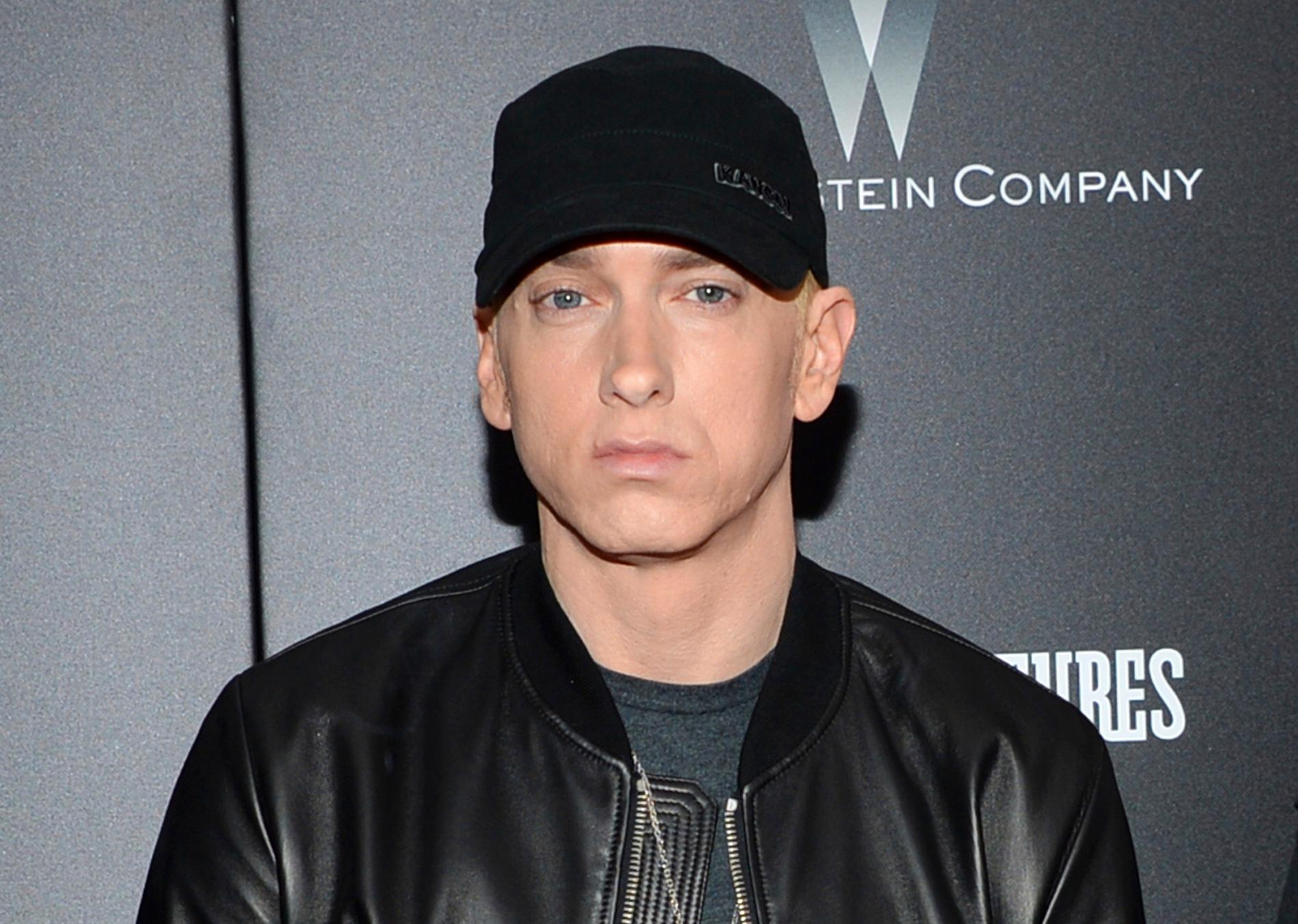 Eminem blev utredd på grund av sin ilska mot Trump. Arkivbild.