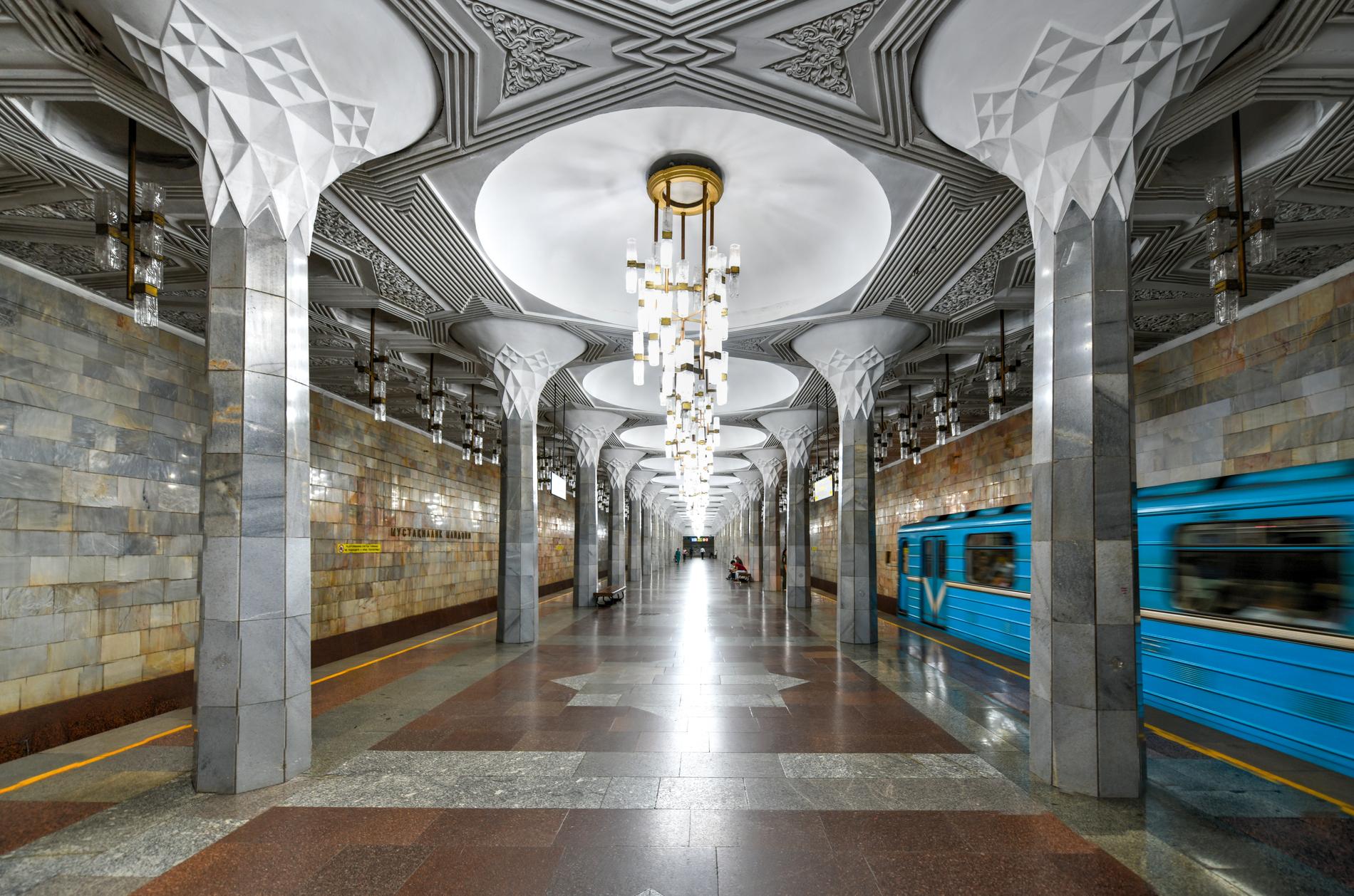 Tasjkents tunnelbana är en sevärdhet i sig. 