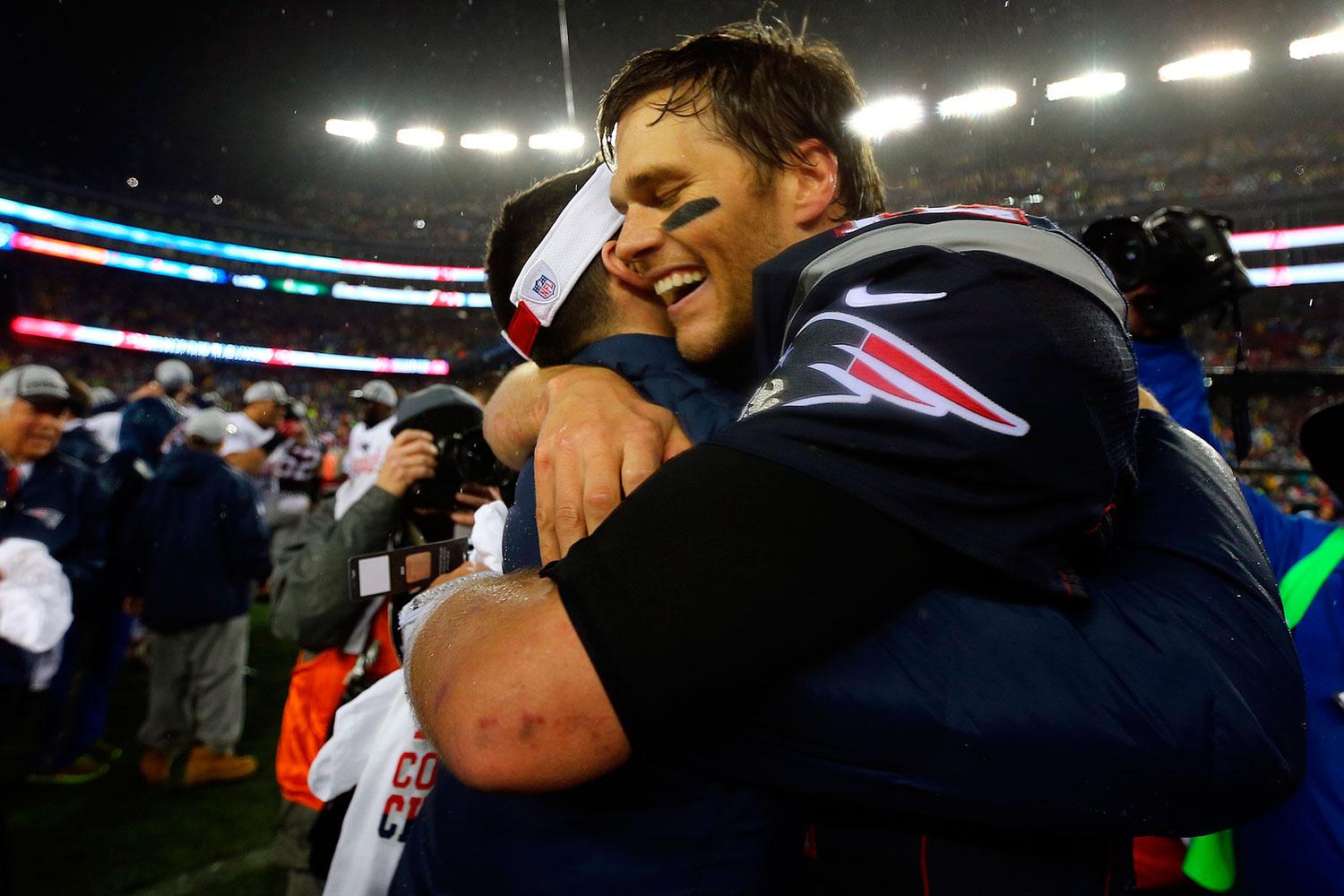 Patriots quarterback Tom Brady har chansen att vinna sin fjärde Superbowl.