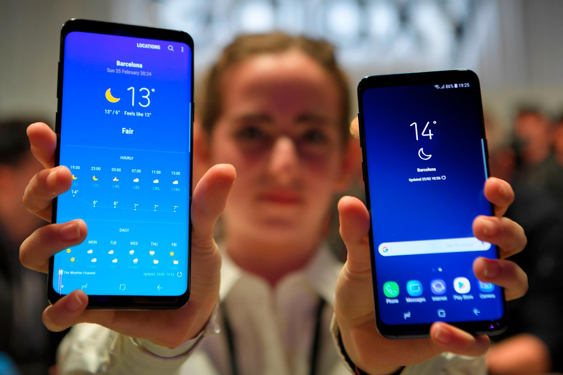 Samsung S9, en av de mest efterlängtade släppen på MWC 2018.