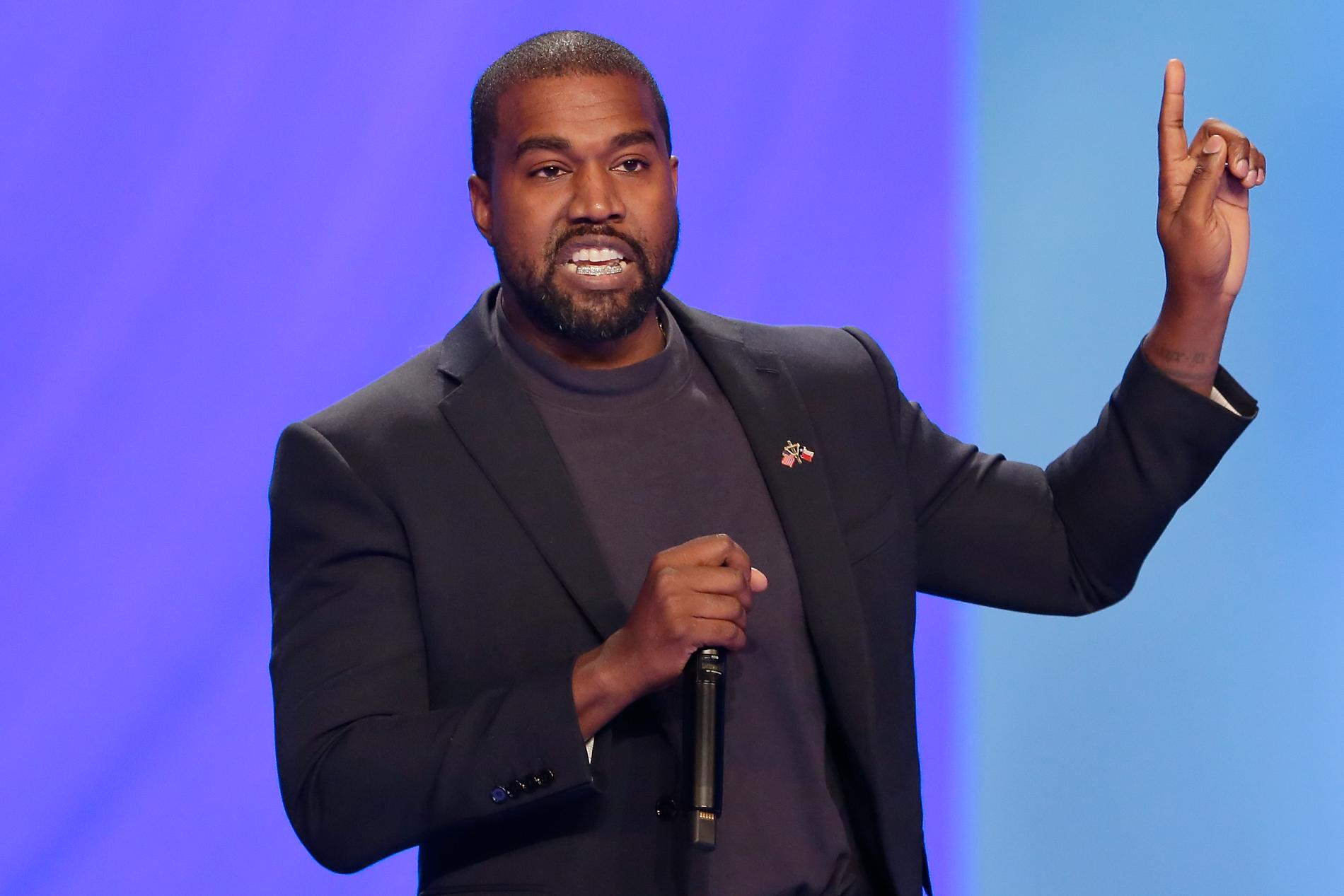 Kanye West har släppt sin första video som presidentkandidat. Arkivbild.