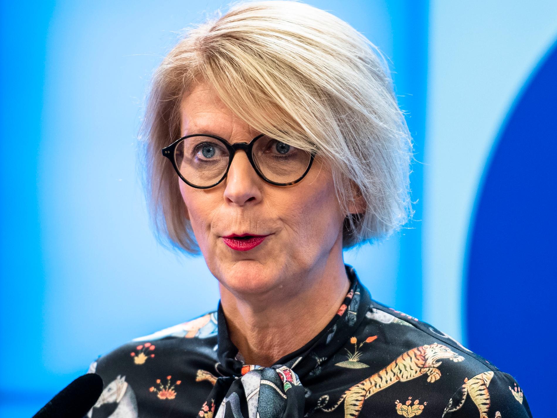 Moderaternas ekonomisk-politiska talesperson Elisabeth Svantesson.