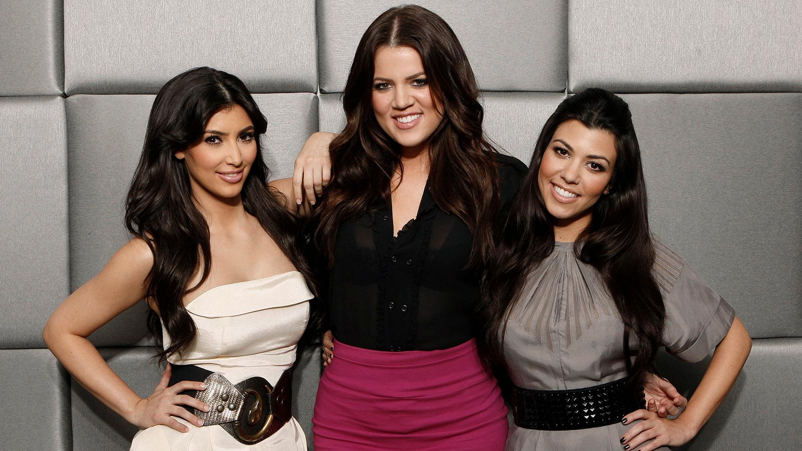 Kim, Khloe och Kourtney i ”Keeping up with the Kardashians”.