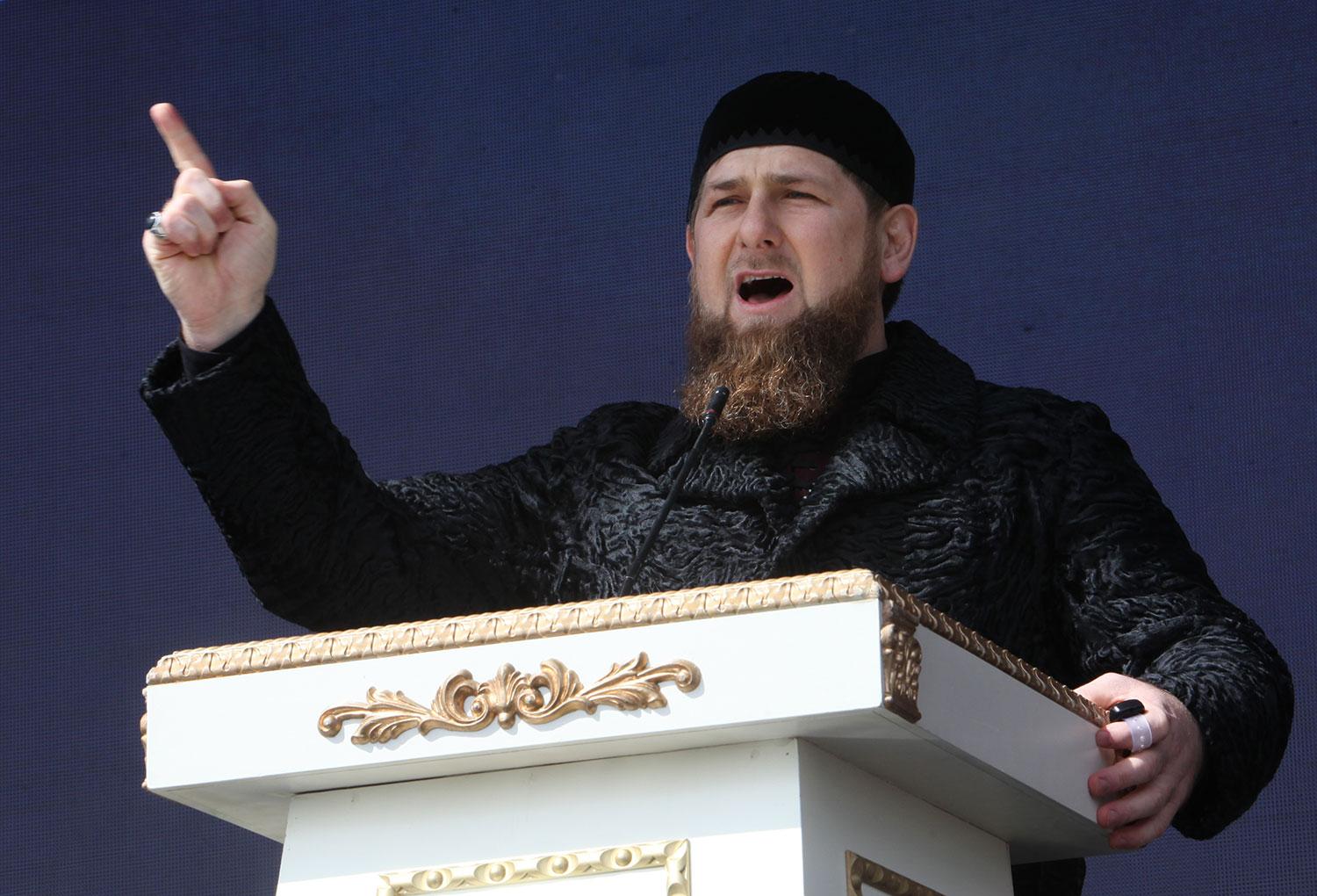 Tjetjeniens president Ramzan Kadyrov.