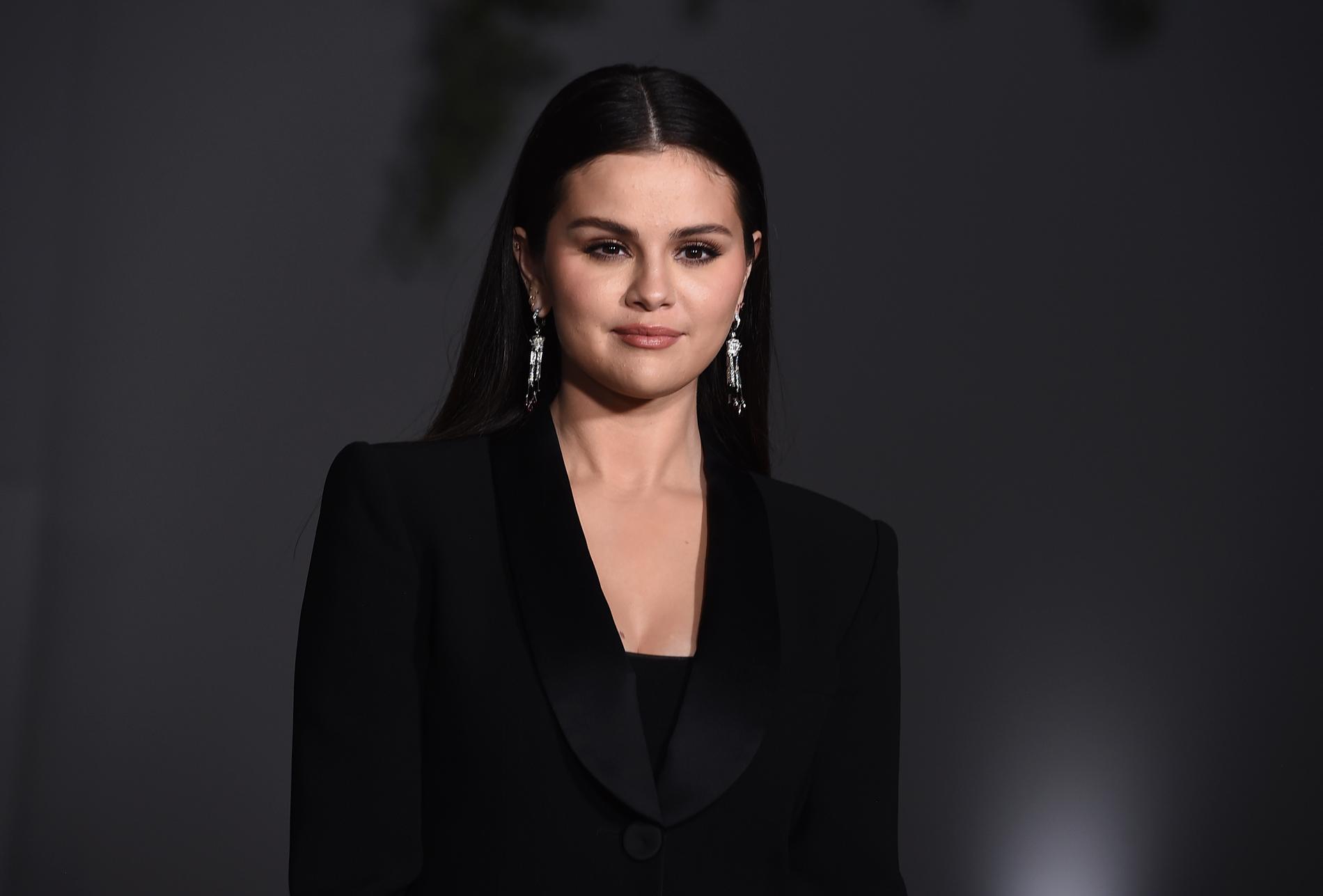 Selena Gomez under den andra årliga Academy Museum-galan på Academy Museum of Motion Pictures, Los Angeles oktober, 2022 .