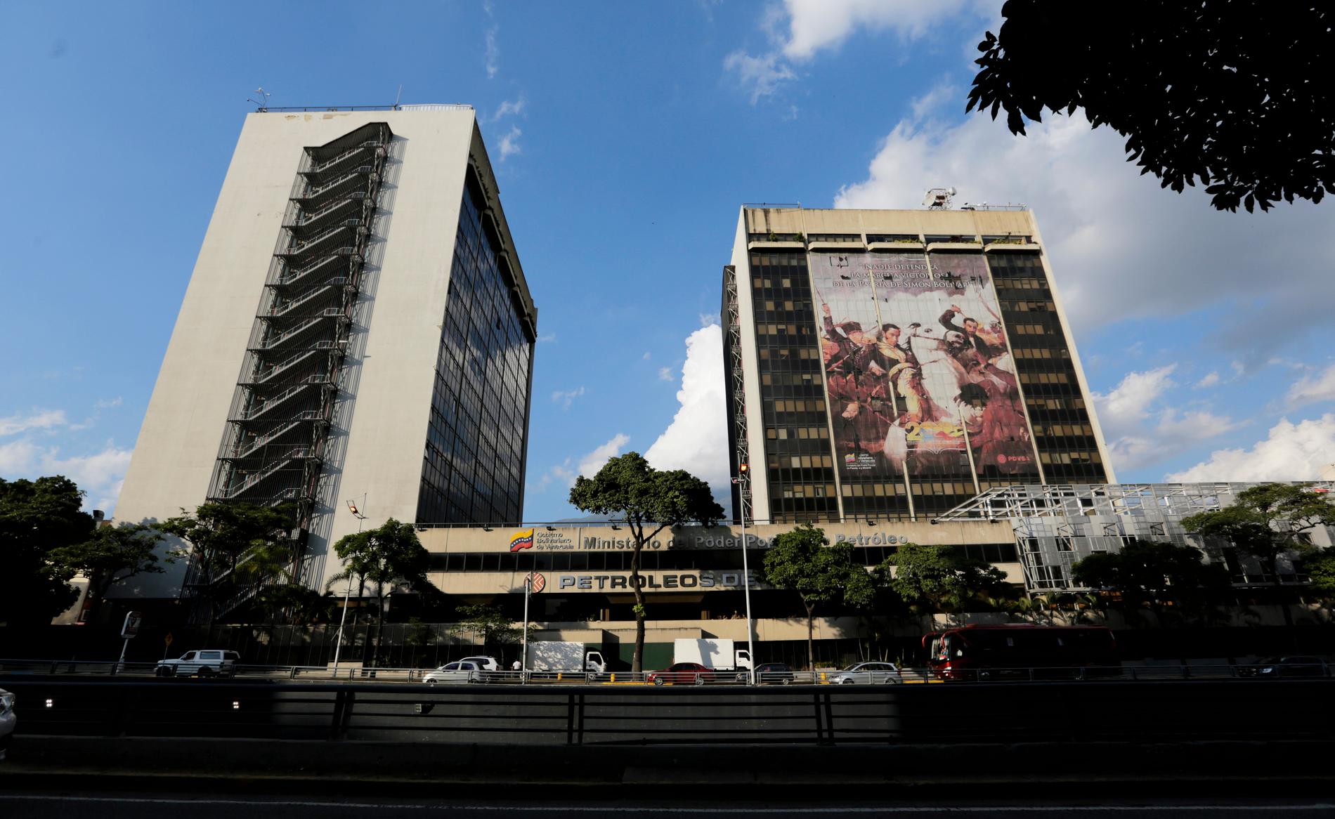 Venezuelas statliga oljejätte PDVSA:s högkvarter i Caracas.