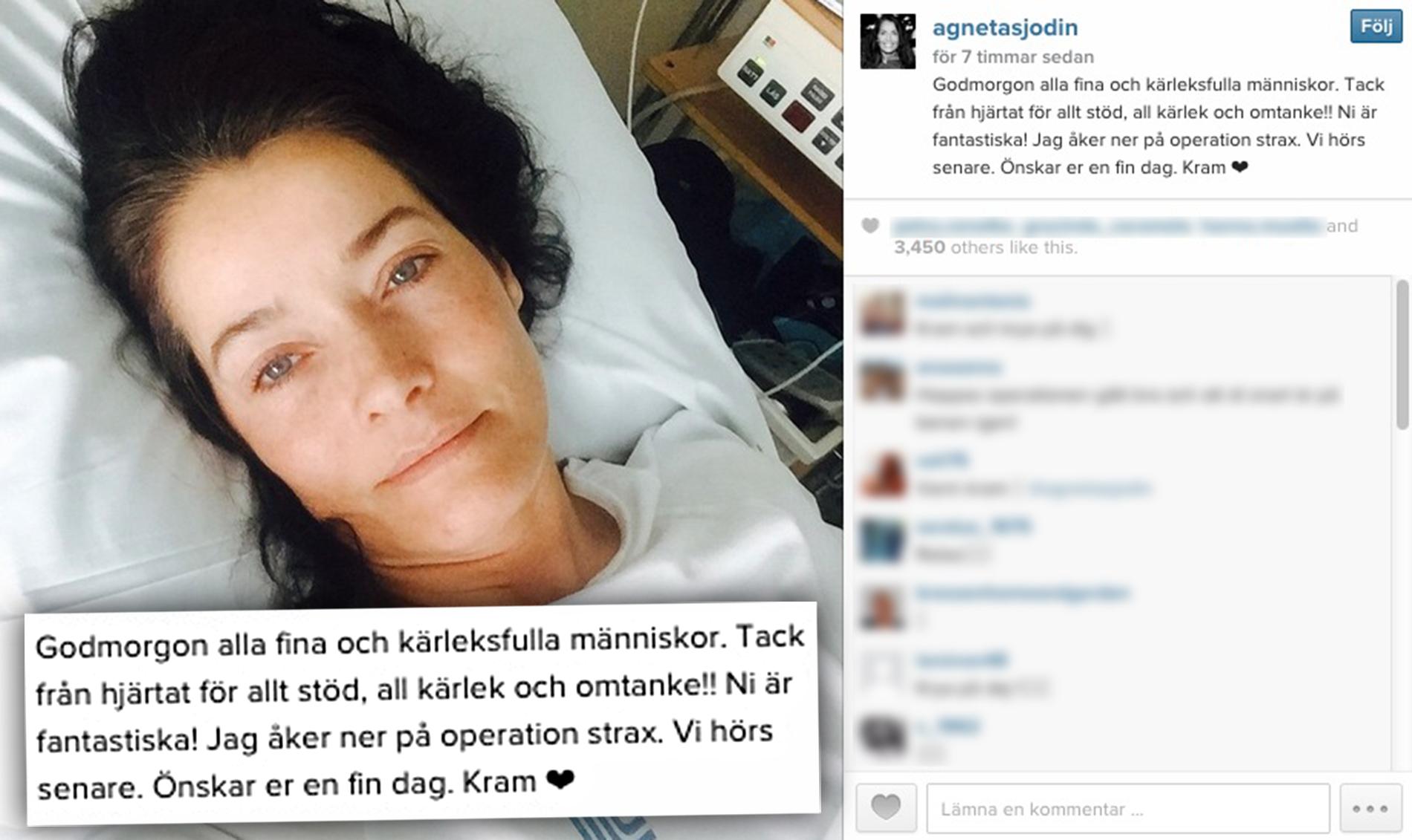 Agneta Sjödin skadade sig inför samma cykelresa.