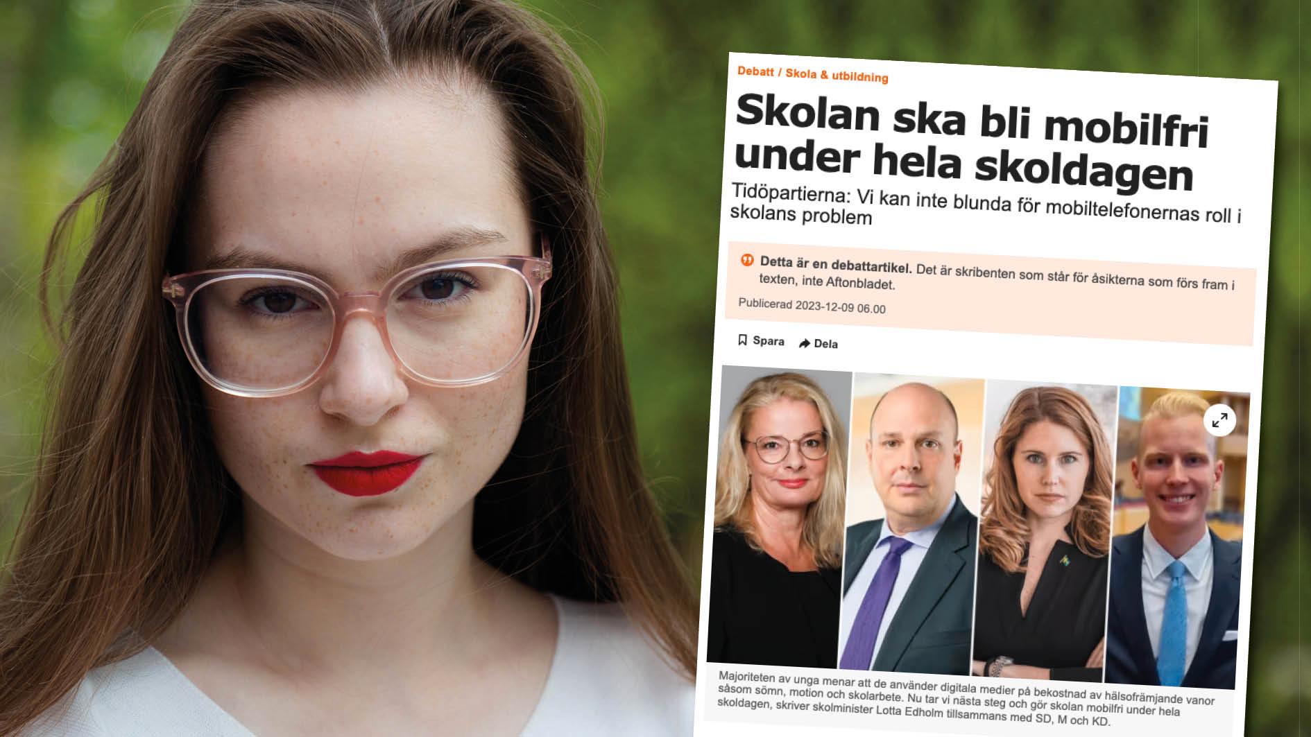 Sveriges elevråd ställer sig kritiskt till ett nationellt totalförbud av mobiltelefoner, elevers raster får inte inskränkas mer än absolut nödvändigt, skriver Lilian Helgason.