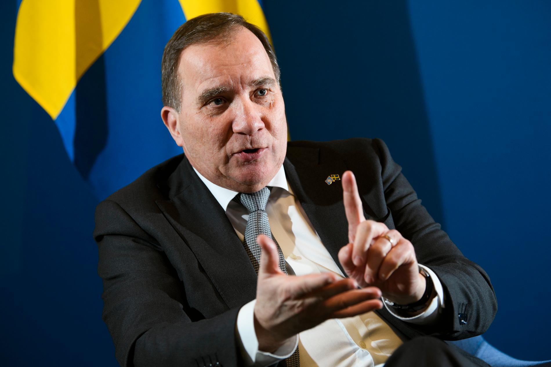 Statsminister Stefan Löfven har inget emot att fortsätta januarisamarbetet med C, L och MP efter valet 2022, men säger att valresultatet avgör.