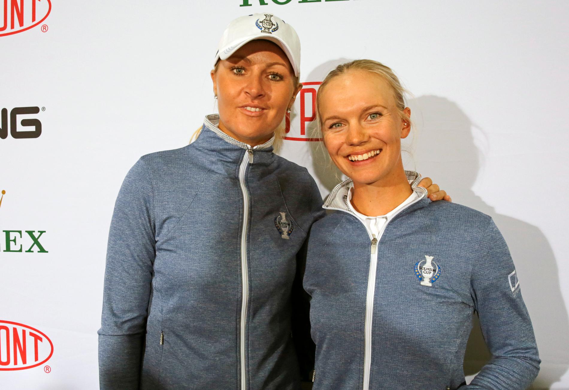 Anna Nordqvist och Madelene Sagström har fått en kanonöppning på veckans LPGA-tourtävling i Michigan. Arkivbild.