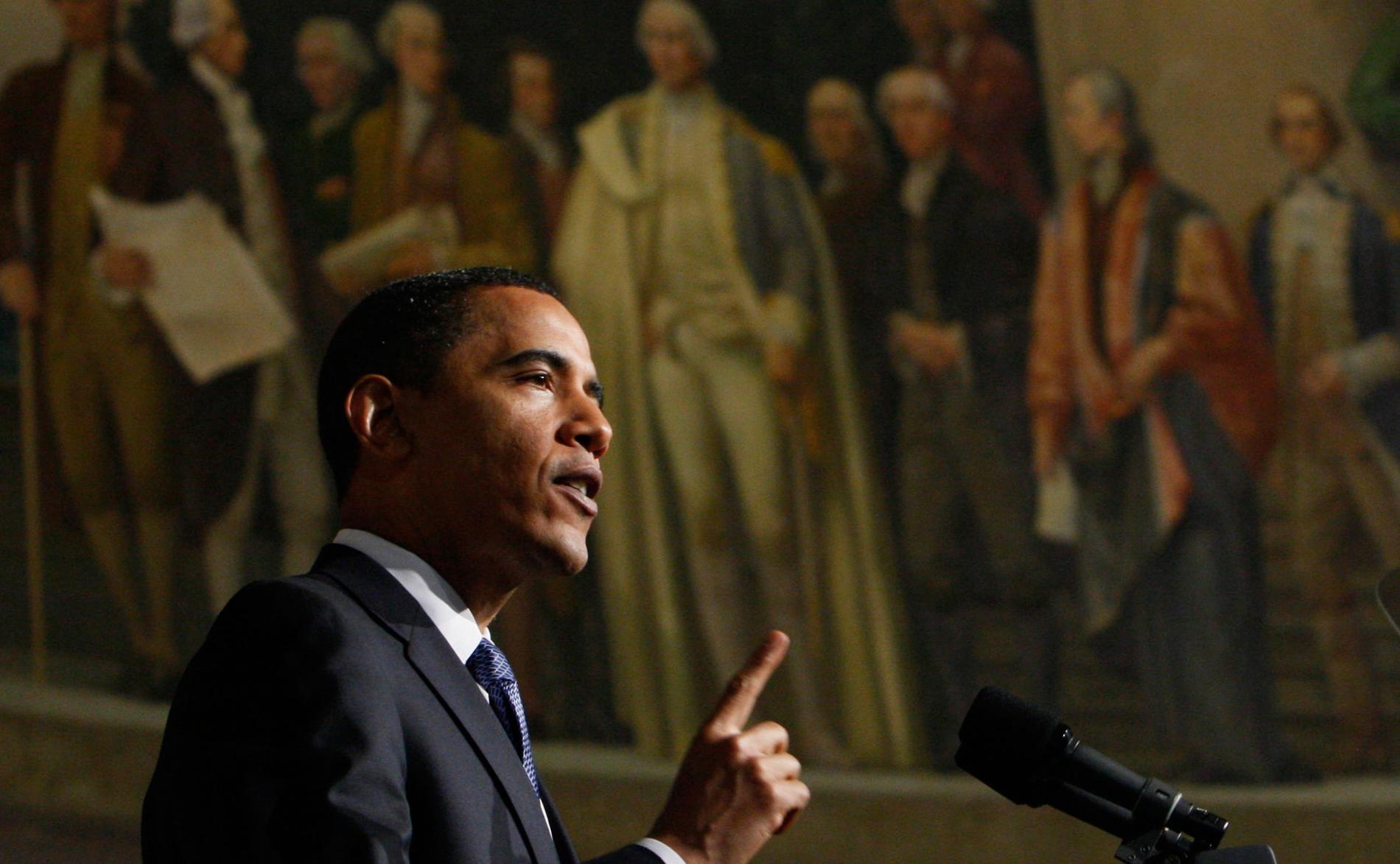 President Barack Obama gick till attack när han på torsdagen höll tal om nationens säkerhet.