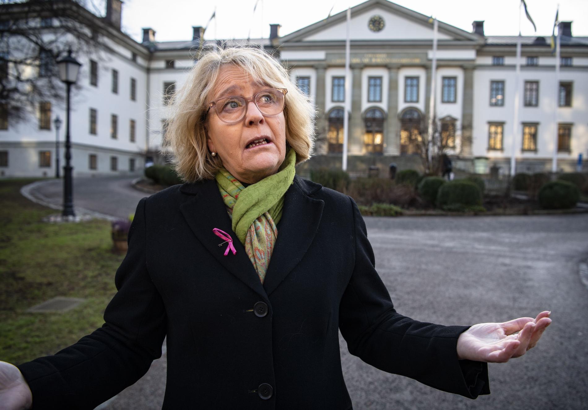 Irene Svenonius är ytterst ansvarig för för vårdkrisen i region Stockholm. 