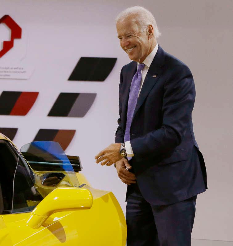 USA:s vice president Joe ­Biden blev så här glad ...