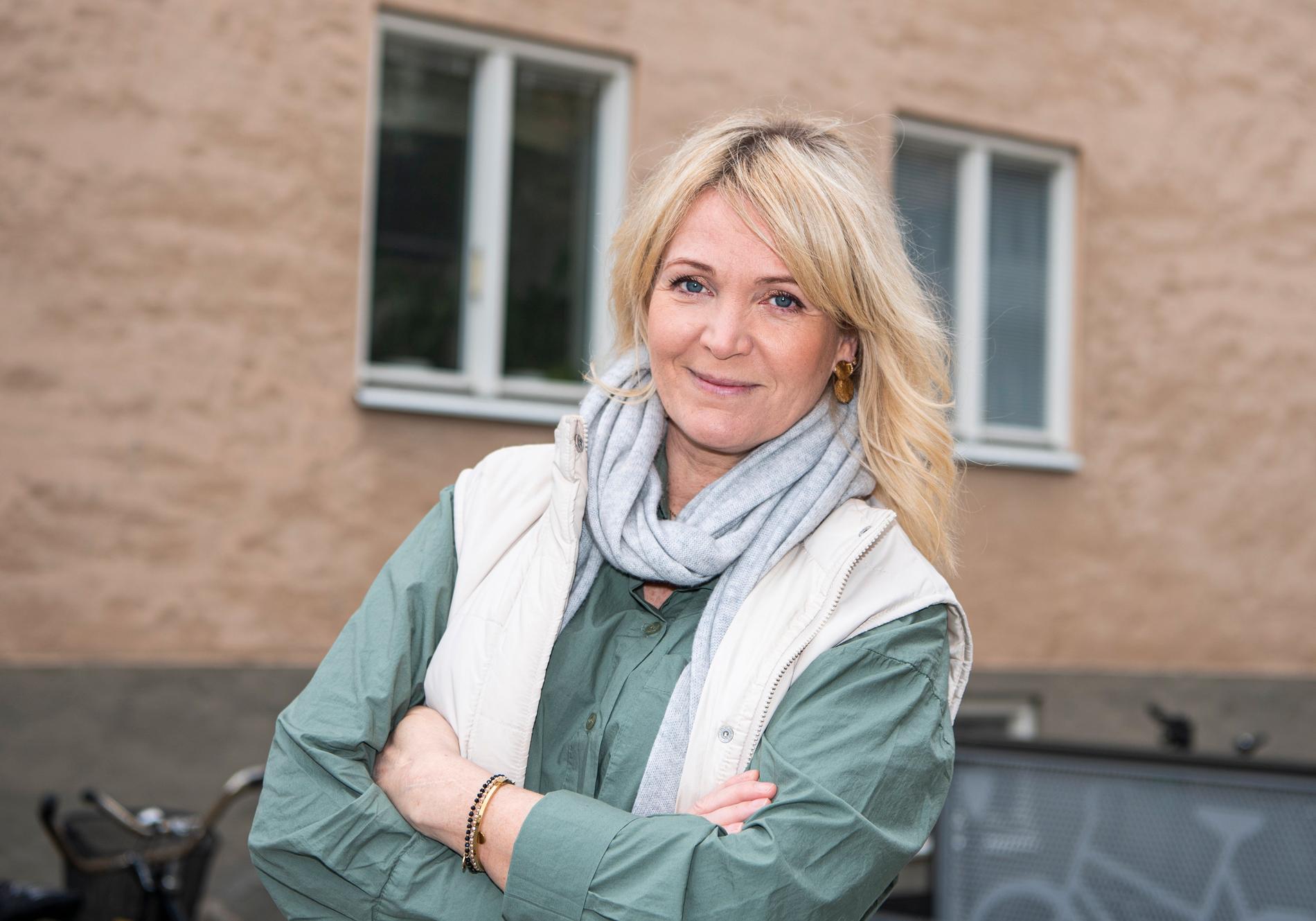 Kattis Ahlström leder frågesportsprogrammet "Muren" som är tillbaka efter uppehållet under VM i ishockey. Arkivbild.