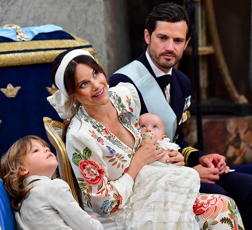 Prins Julian döptes i Drottningholms slottskyrka den 14 augusti 2021.  