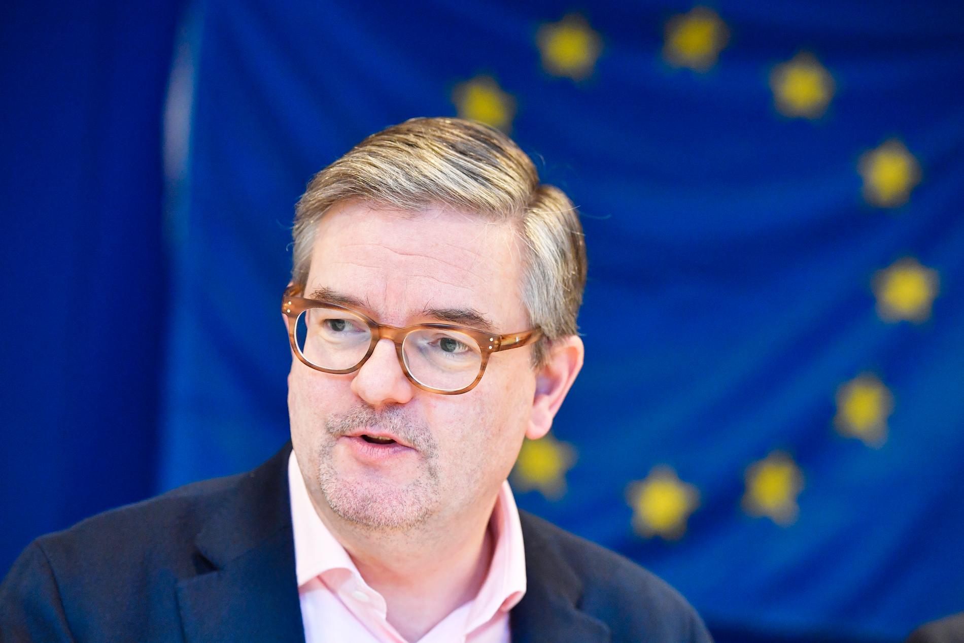Julian King, EU-kommissionär för EU:s säkerhetsunion. Arkivbild.