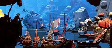 DISNEYS ATLANTIS Disneys film "Atlantis - en försvunnen värld" har Sverigepremiär i dag. I den ger sig hjälten Milo Thatcher iväg på en ubåtsexpedition - men stöter på det ena hindret efter det andra.