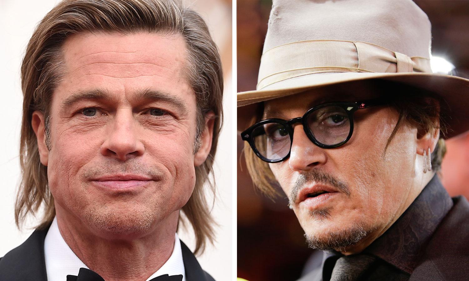 Brad Pitt och Johnny Depp har hanterat sina offentliga skandaler på olika sätt.