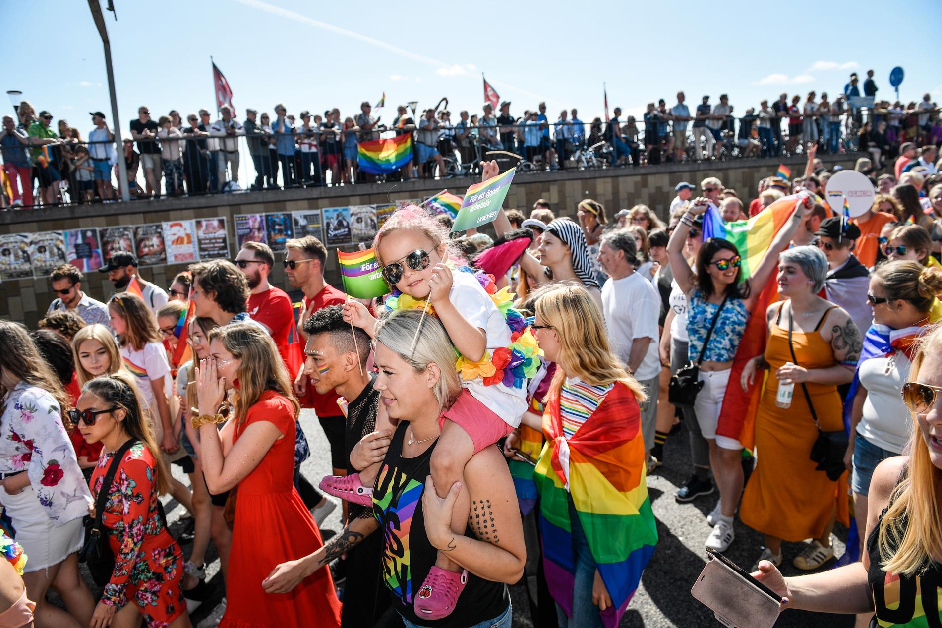 I år går Stockholm Pride under namnet Stockholm Pride Summer Stream. Man satsar på en strömmad festival och en digital parad. Arkivbild.