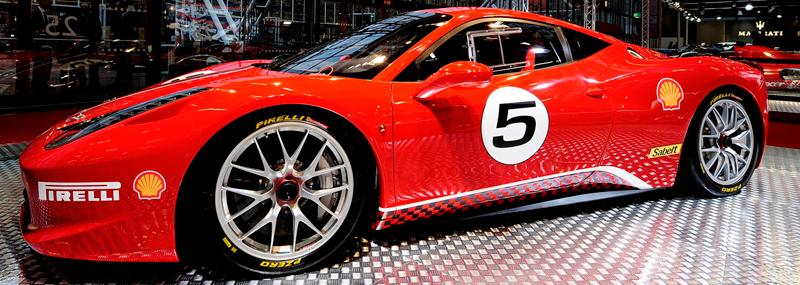 Ferrari har utvecklat sin Italia – banbilen lystrar till namnet 458 Challenge.