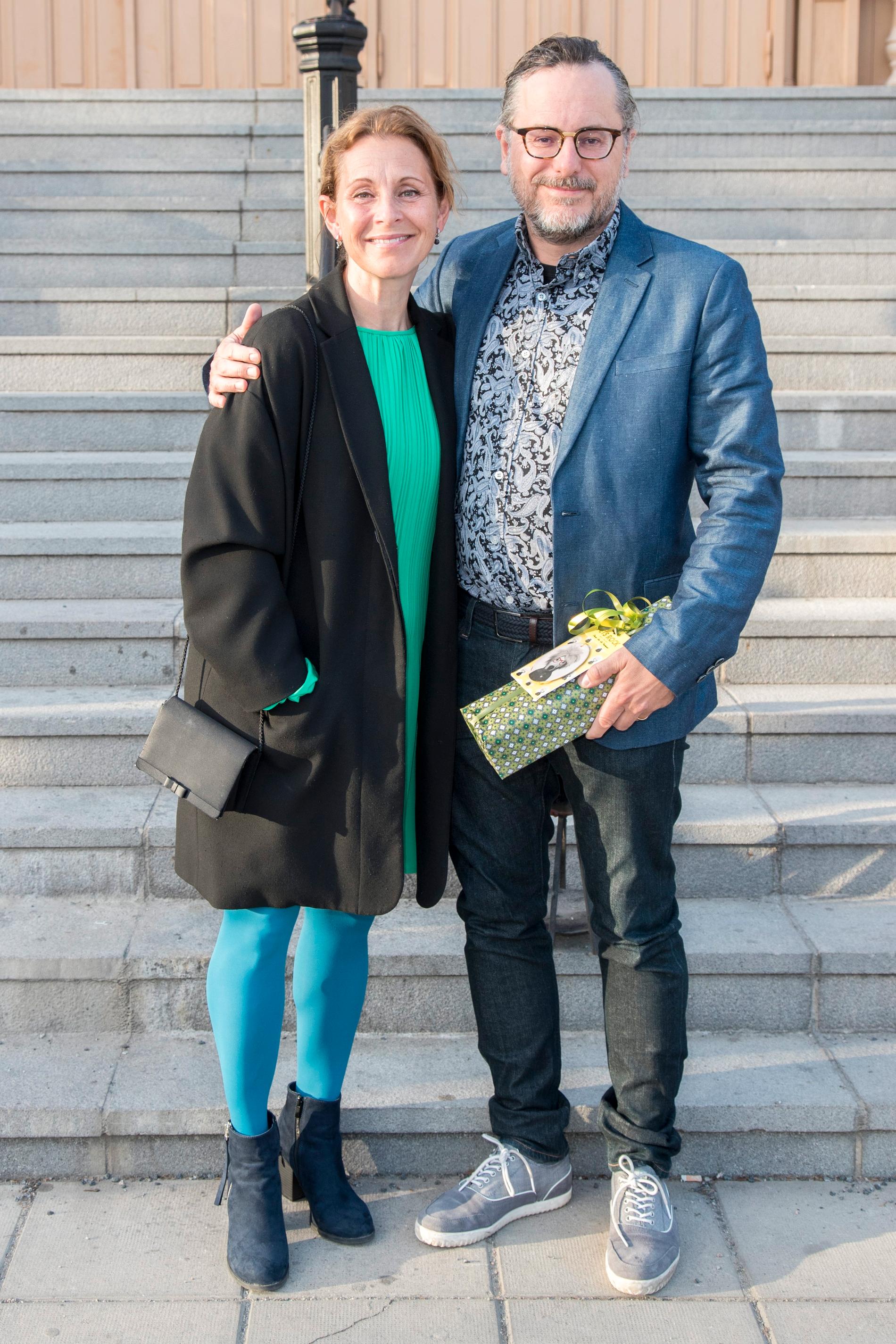 Helen Sjöholm och David Granditsky.