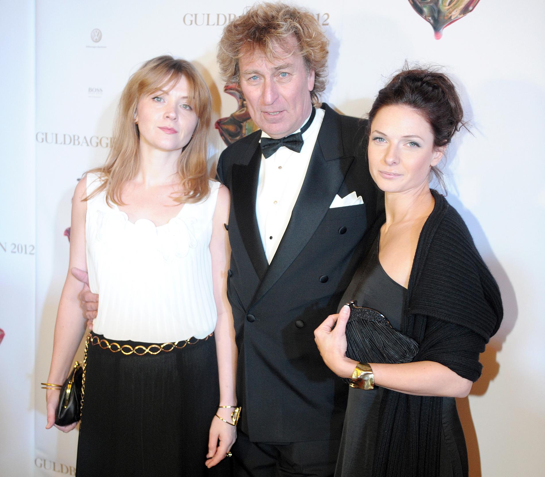 Malin Morgan, Richard Hobert och Rebecca Ferguson på Guldbaggegalan 2012.