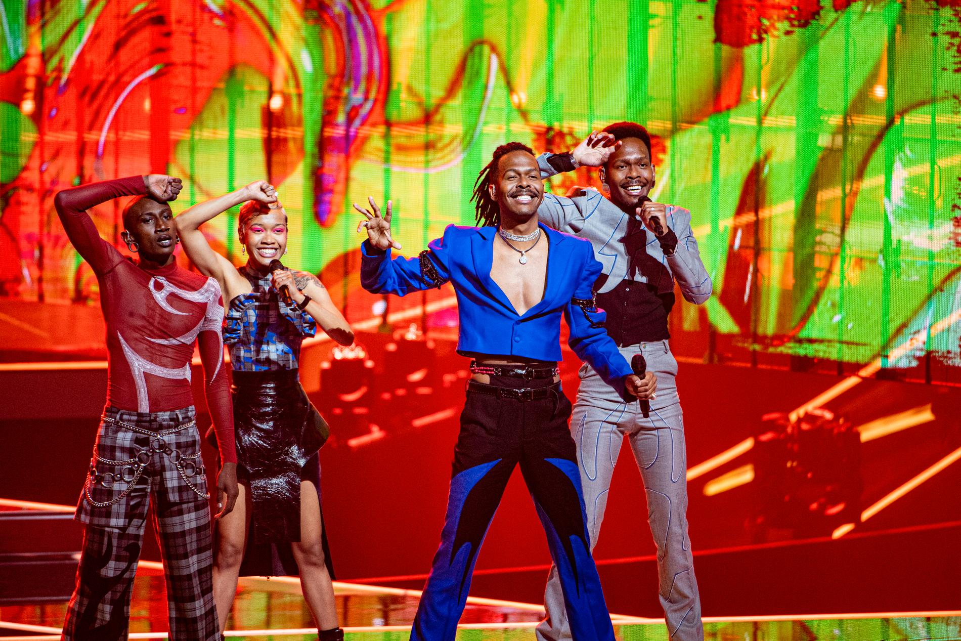 Jeangu Macrooy under Eurovision-repen