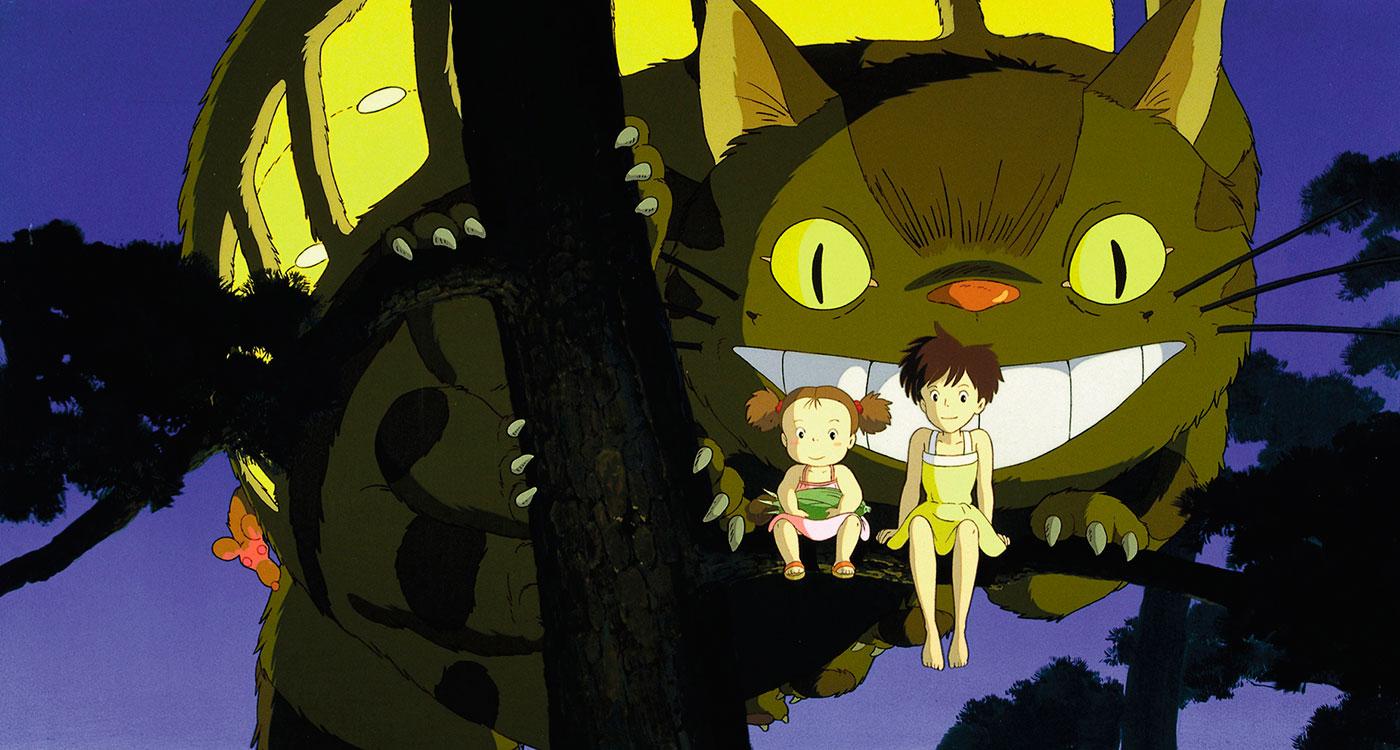 Kattbussen i ”Min granne Totoro”.