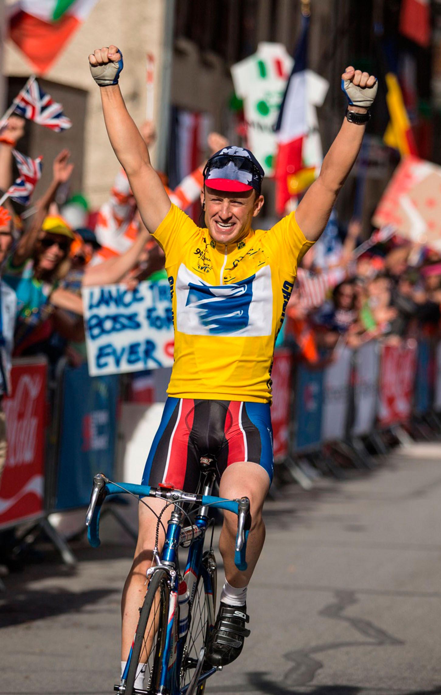 Ben Foster i rollen som tävlingscyklisten Lance Armstrong.