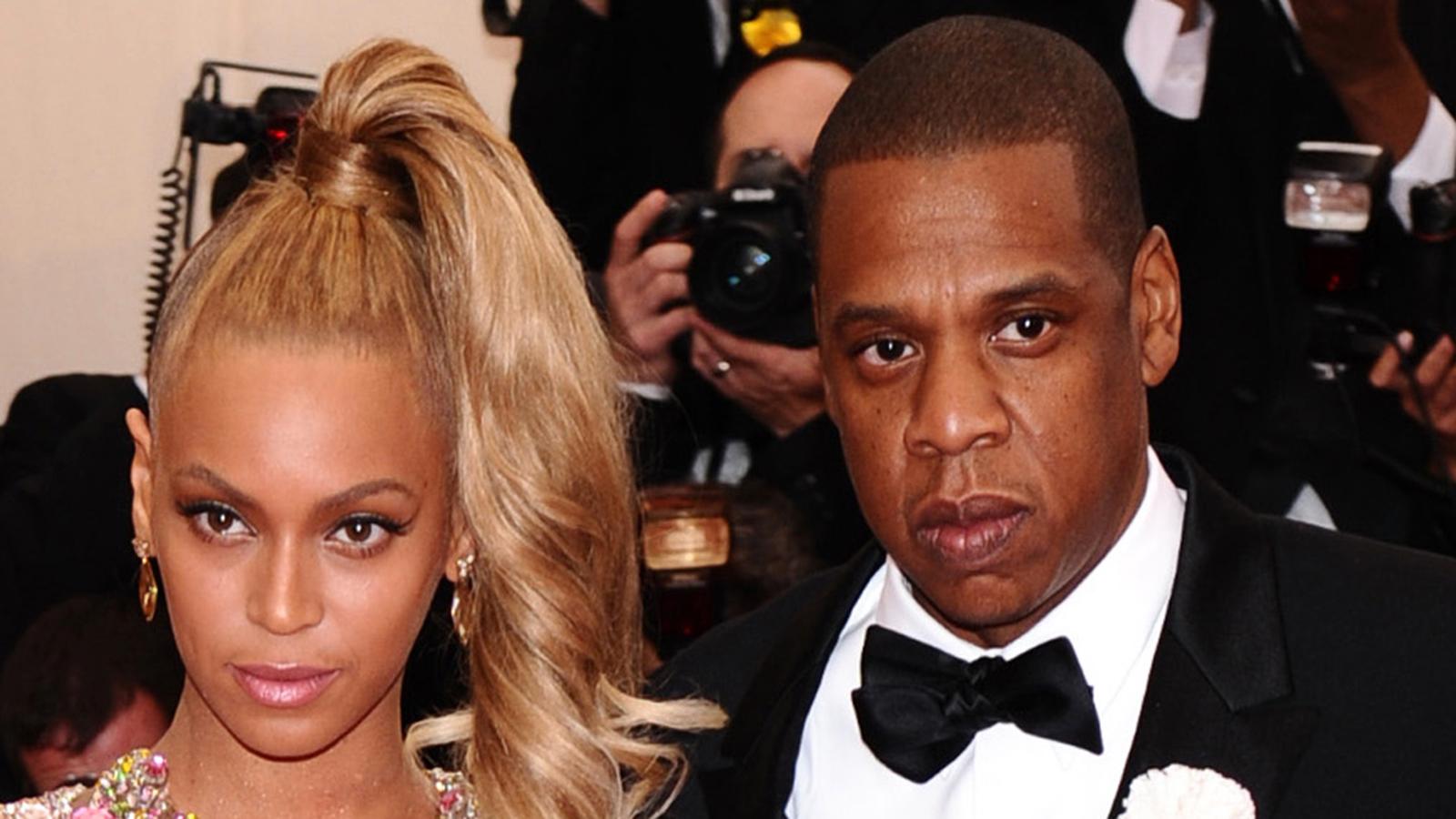 Jay-Z tillsammans med Beyoncé.