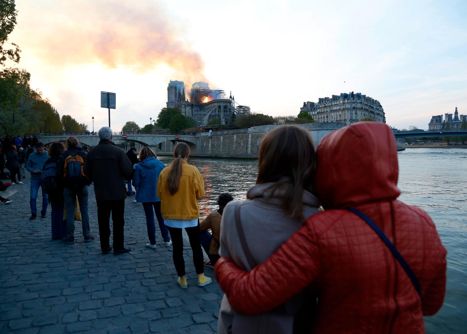 Branden i Notre-Dame de Paris