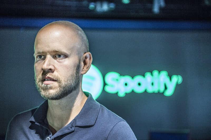 Daniel Ek, Spotifys medgrundare och vd.