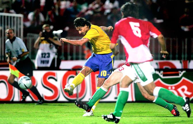 7 september 2005 gjorde Zlatan ett av sina viktigaste mål i karriären. I bortamatchen mot Ungern i VM-kvalet pangade han in 1-0 från nästan ingen vinkel alls. Och detta i matchminut 90... Segern innebar att blågult tog sig förbi Kroatien i VM-kvalgrupp 8.