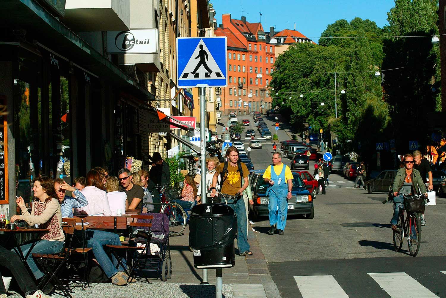 Skånegatan, kärt kallad ”Stockholms Camden”. Här vid Nytorget.