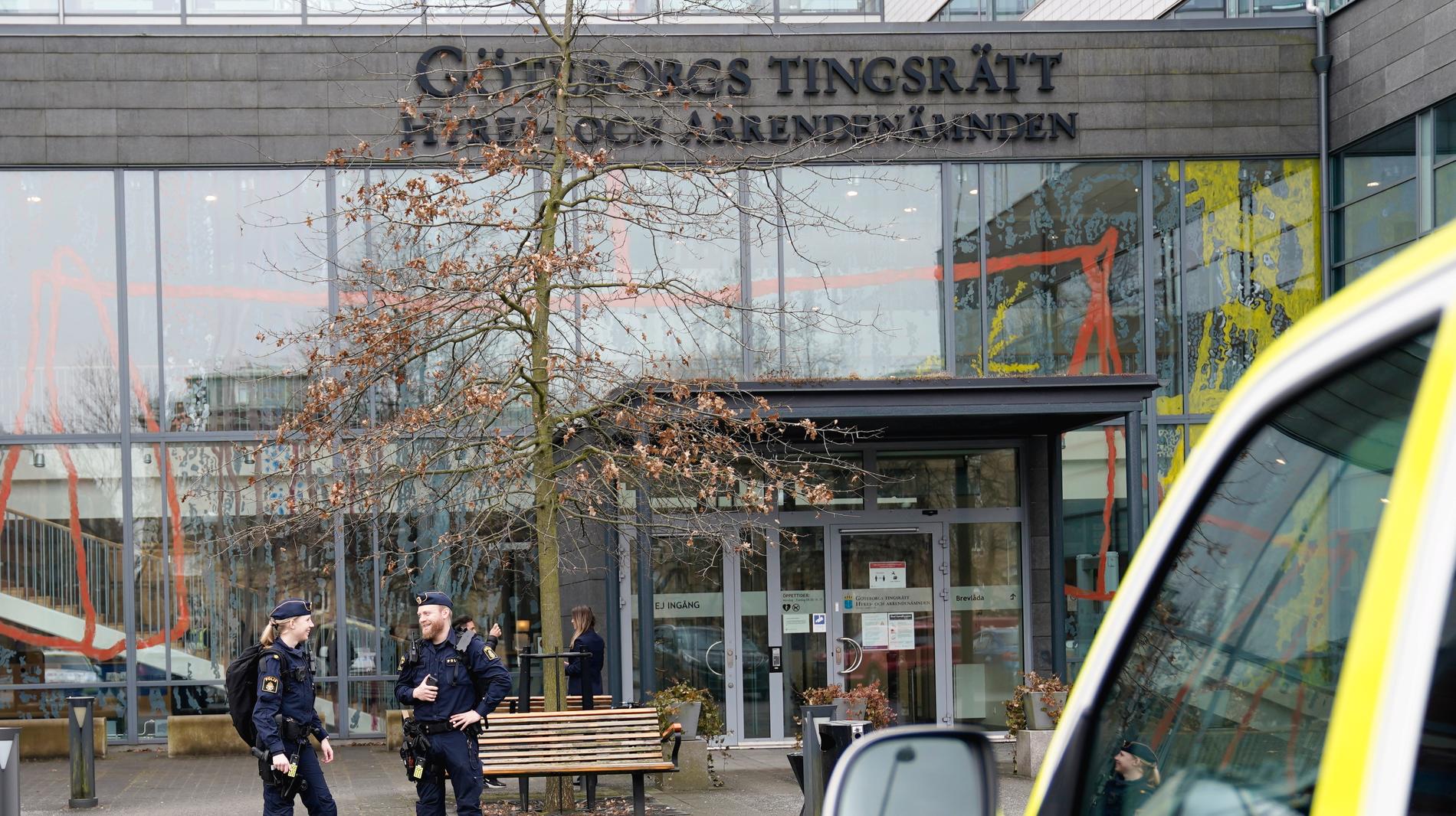 Tio personer med koppling till ett av Göteborgs kriminella gäng dömdes på tisdagen av Göteborgs tingsrätt. Arkivbild.