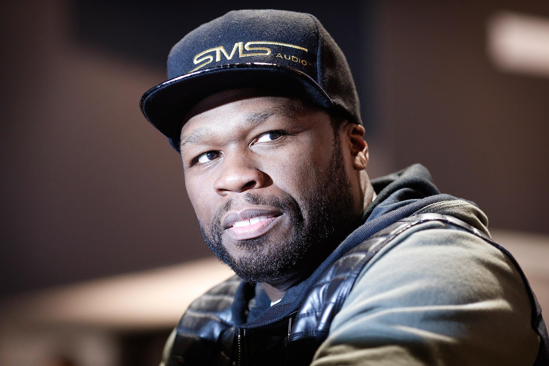 50 Cent vid god vigör 2015.