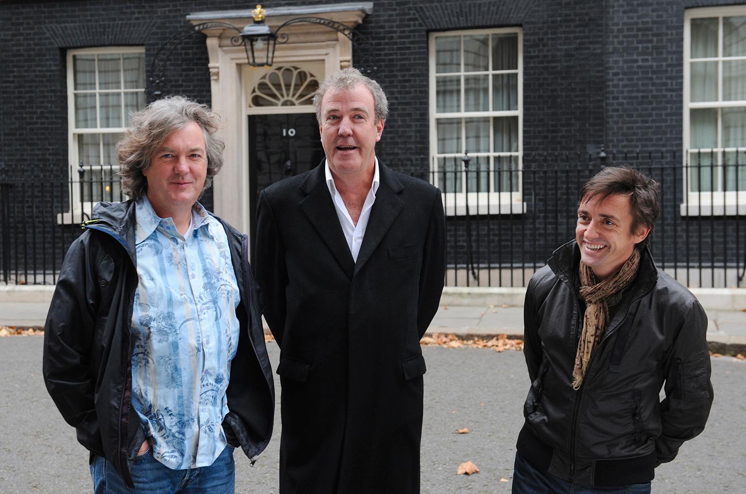 Gamla programledartrion. James May, Jeremy Clarkson och Richard Hammond.