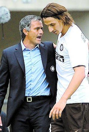 Mourinho med sin gamla favorit.