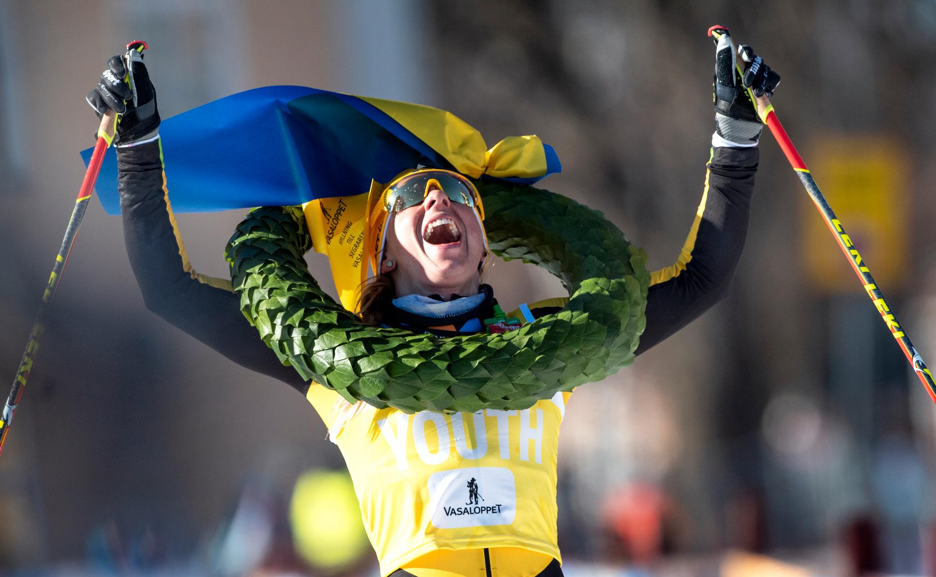 Lina Korsgren vann Vasaloppet 2021. Arkivbild.