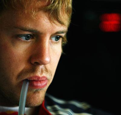 Hoppas på silver Sebastian Vettel kör för VM-silvret i helgen och efter kvalet lever hoppat där tysken var tvåa bakom Lewis Hamilton. FOTO: GETTY IMAGES