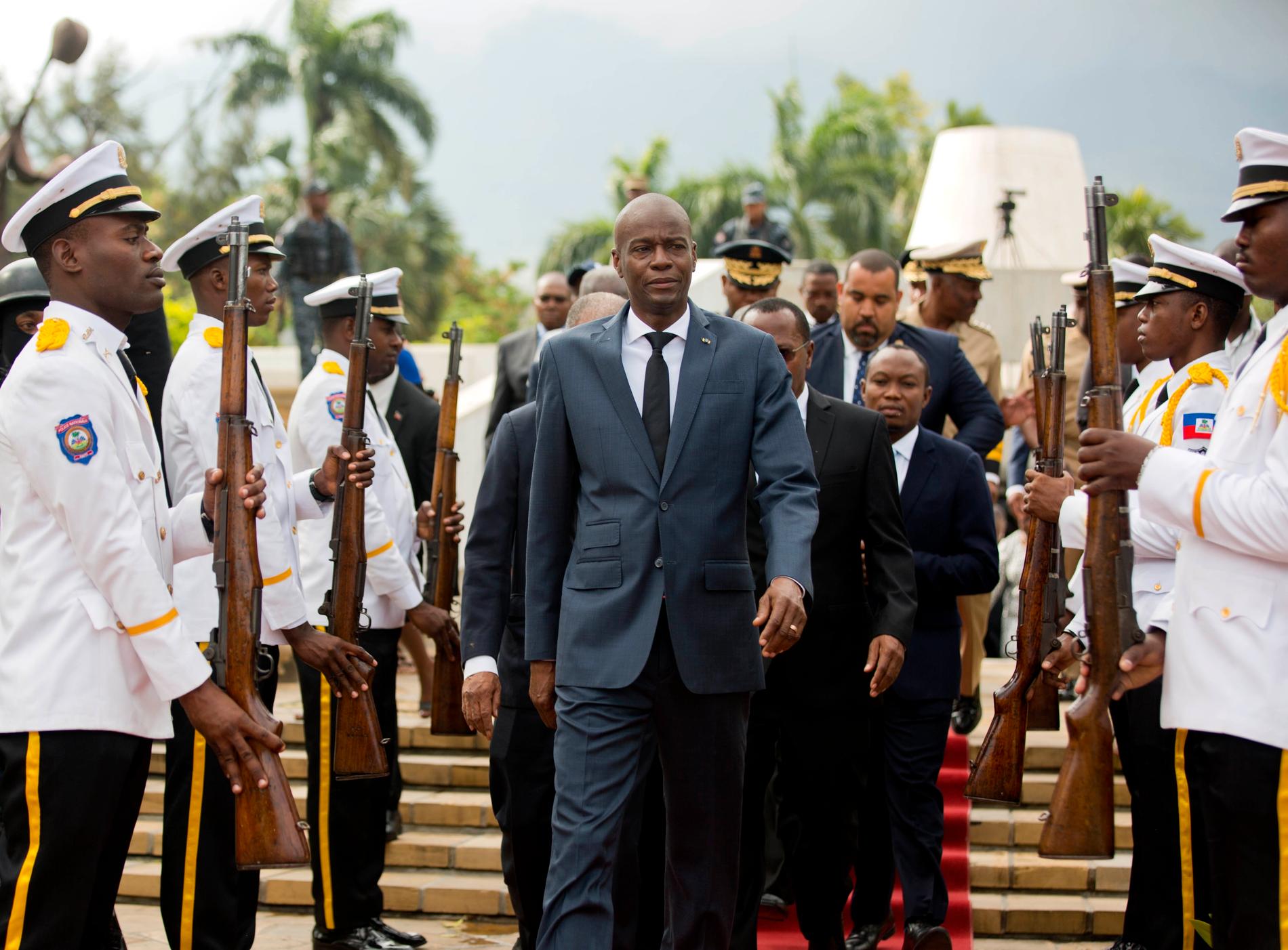 Haitis president Jovenel Moïses mördades under natten mot onsdag i sitt hem. 