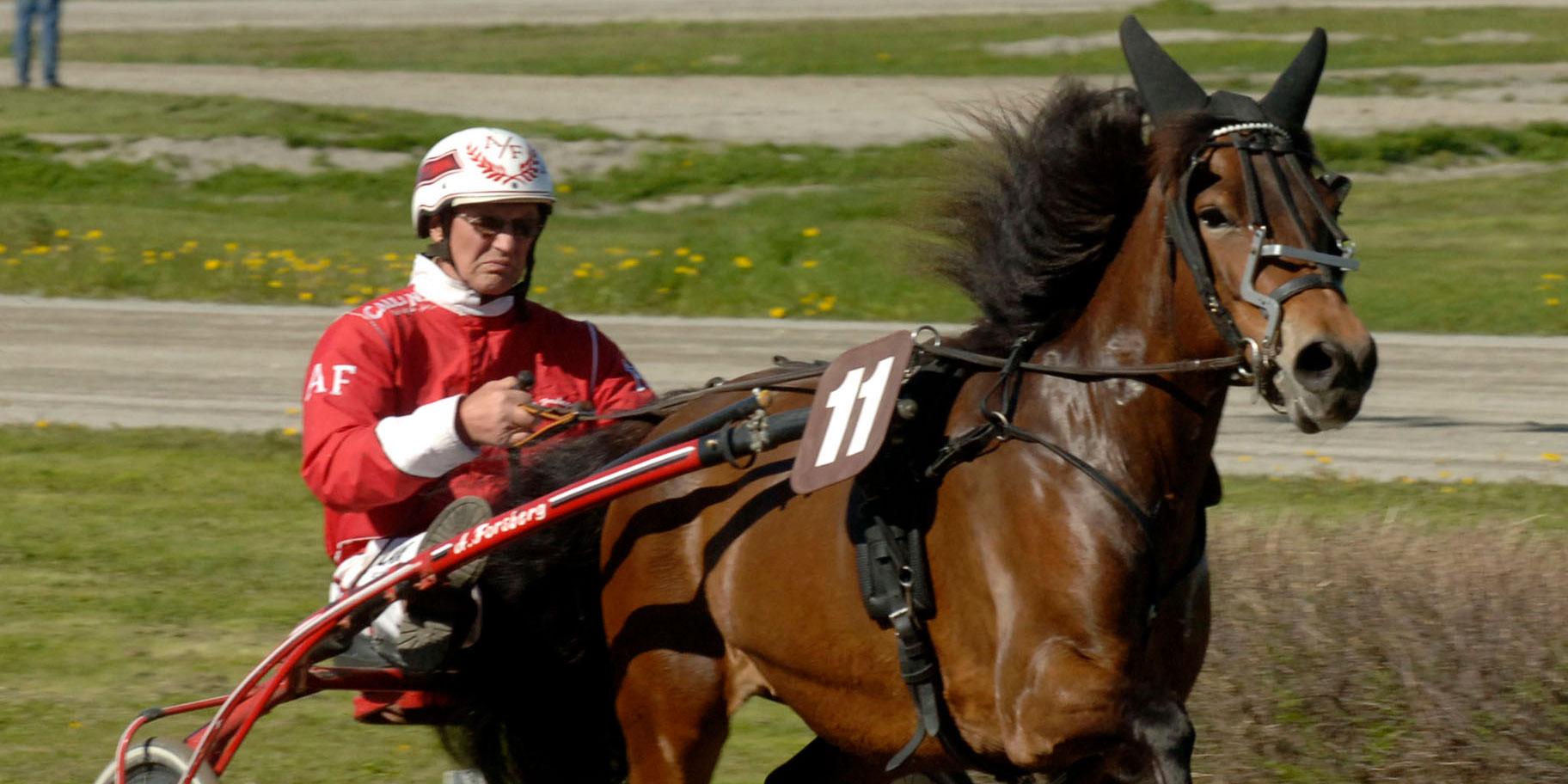 Arne Forsberg med hästen Påske Jenta från 2006. 
