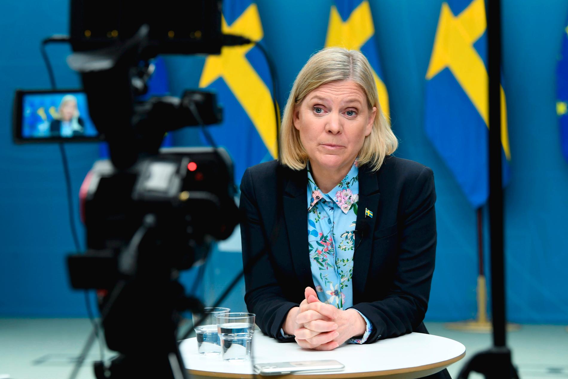 Magdalena Andersson, finansminister.