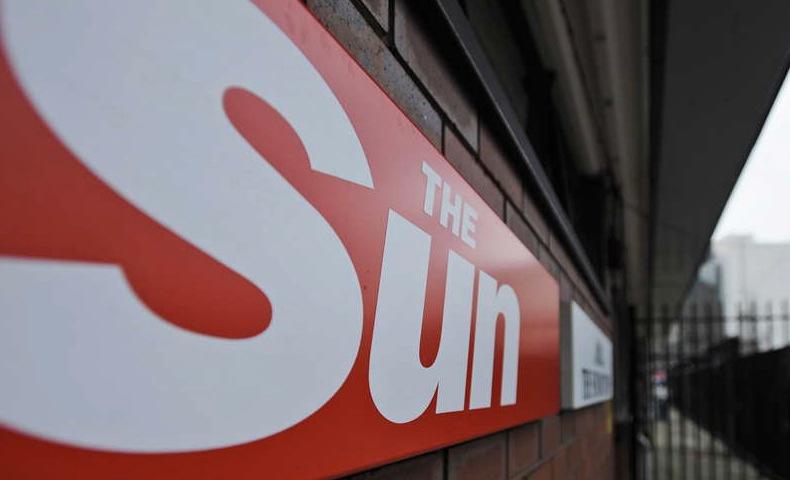 Tabloiden The Sun är Storbritanniens största tidning.