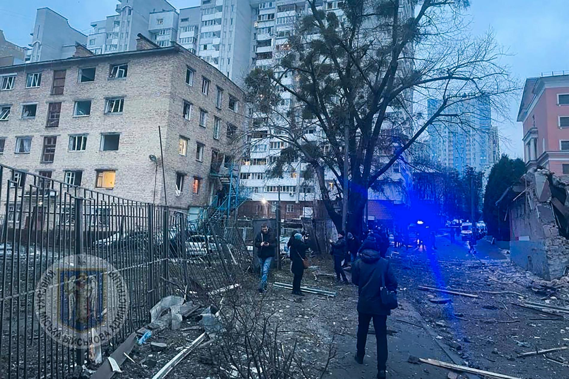Dödliga attacker mot Kiev – barn skadade