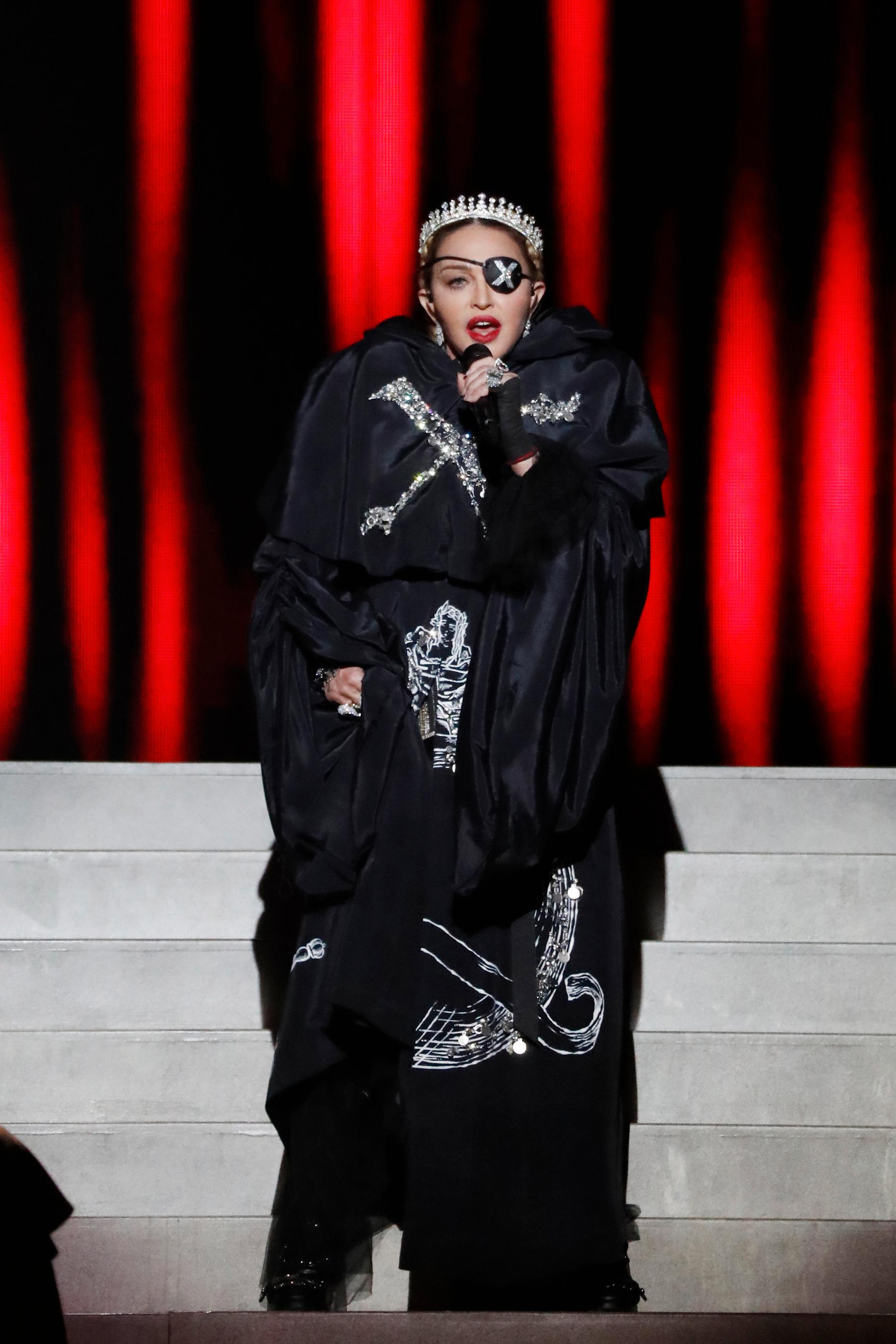 Madonnas framträdande under ”Eurovision song contest” 2019