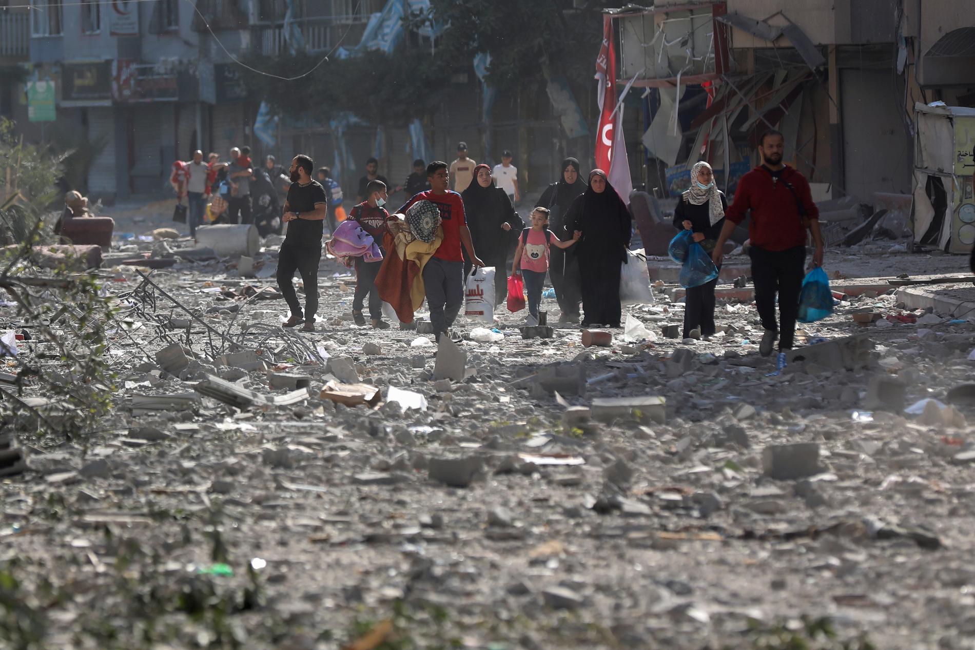 Stora delar av Gaza ligger i ruiner efter de senaste veckornas krig. 